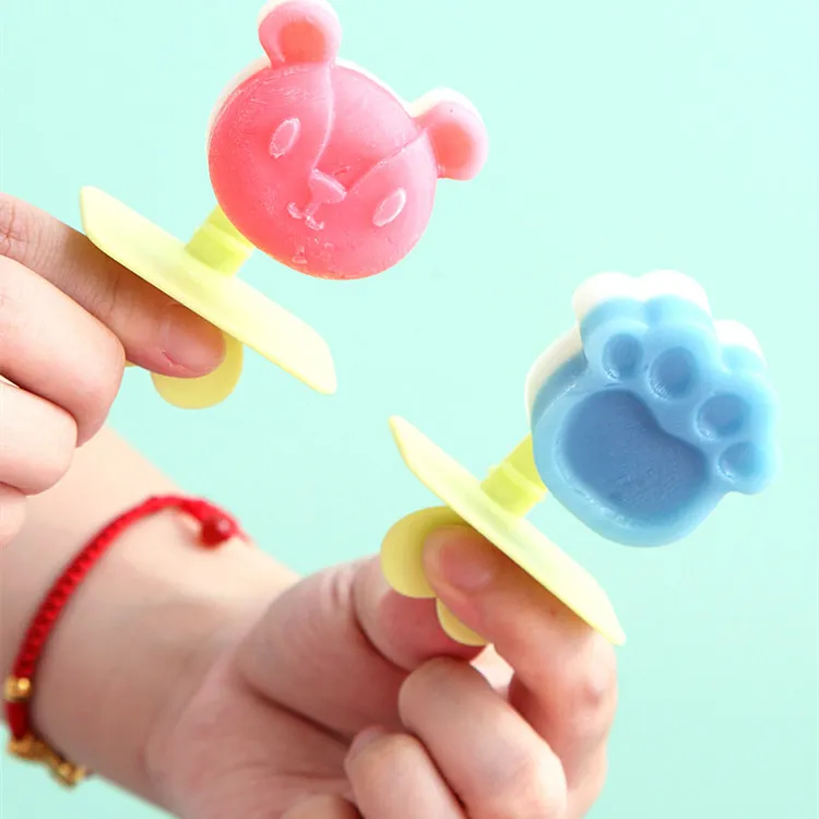 DIY Self-made Ice cream snow cakes molds Kitchen Tools cartoon cute stick cake Popsicle mold homemade tool WY1362