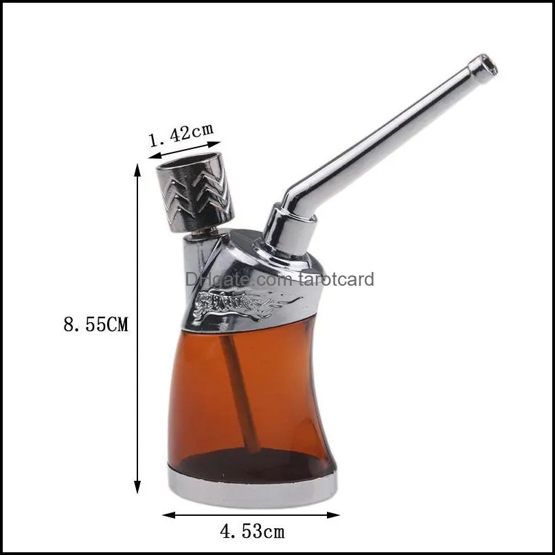 Mini Dual-purpose Hookah Double Filter Multifunctional Hookahs Portable Water Pipe fashion Smoking Pipes