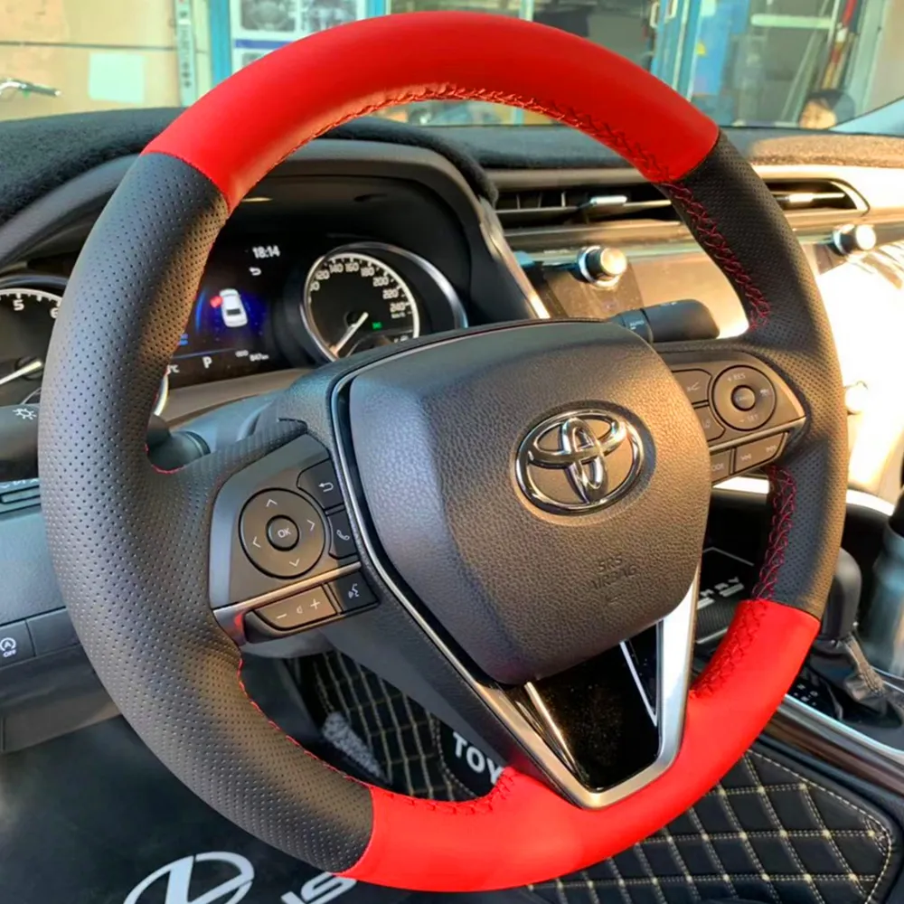 Toyota 20 Rongfang New Carola Leiling Camry Asia Dragon Hanlanda Hand Sewn 스티어링 휠 커버