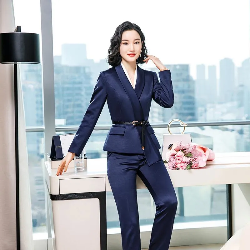 Pant Suit Spring Autumn Of South Korea Set Professional Clothes