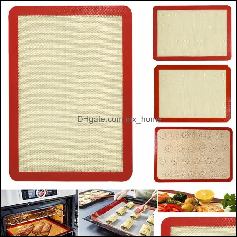 Rolling Dough Mat Baking Pad Sheet Gadget Bakeware Pastry Tools 1PC Kitchen Supplies Silicone Pins & Boards