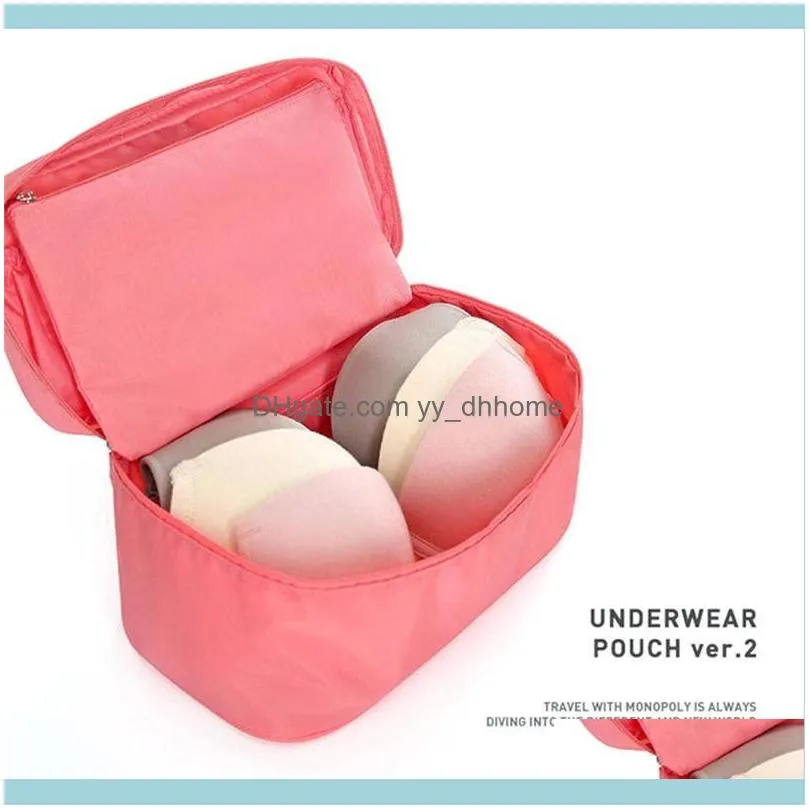 Waterproof Underwear Bra Storage Bag Women Storage Clothes Organizer Case Cosmetic Makeup Pouch Cases Bags For Travel Trip1