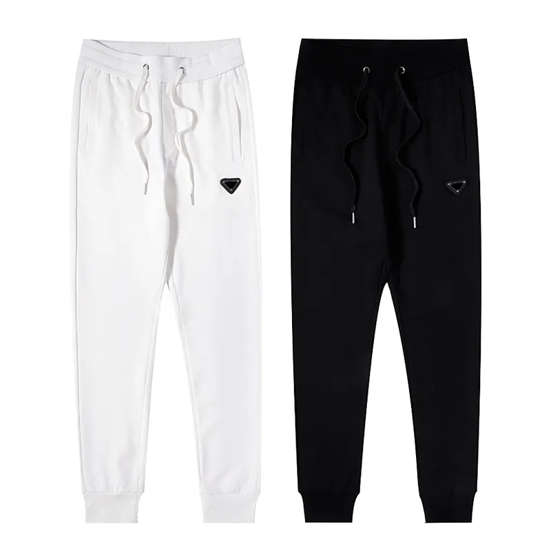 Män avslappnade sportbyxor damer mode street stil byxor mäns dagliga slitage bekväma tröjor unisex fast färg joggar bottnar