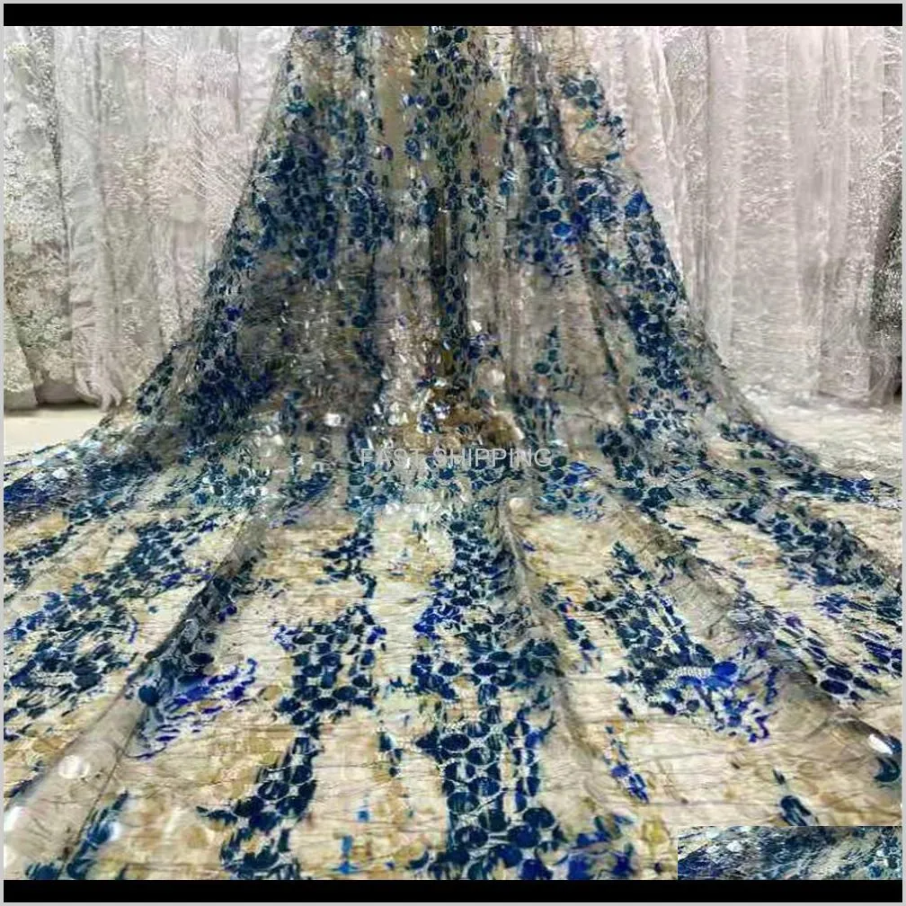 Nigerian Mesh Net Lace Fabric African