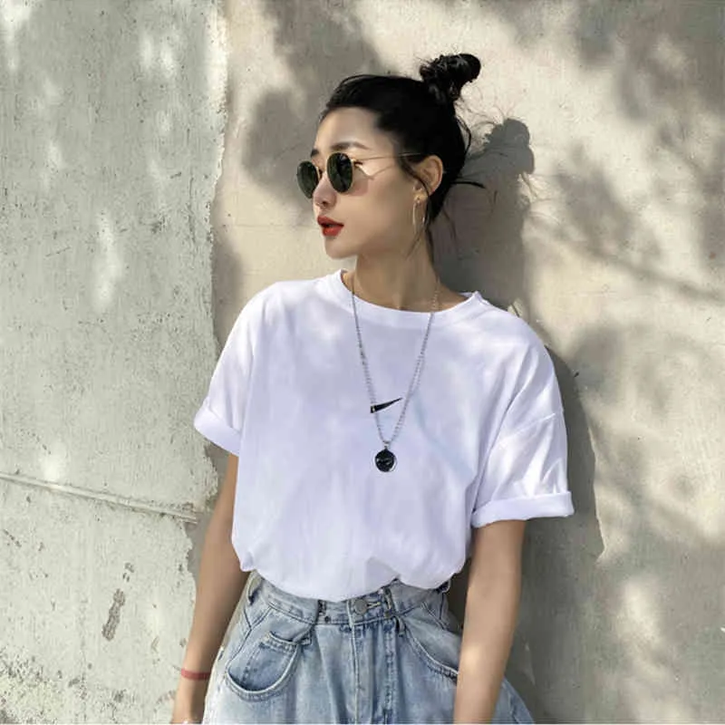 Camisetas blancas cheap estampadas para mujer