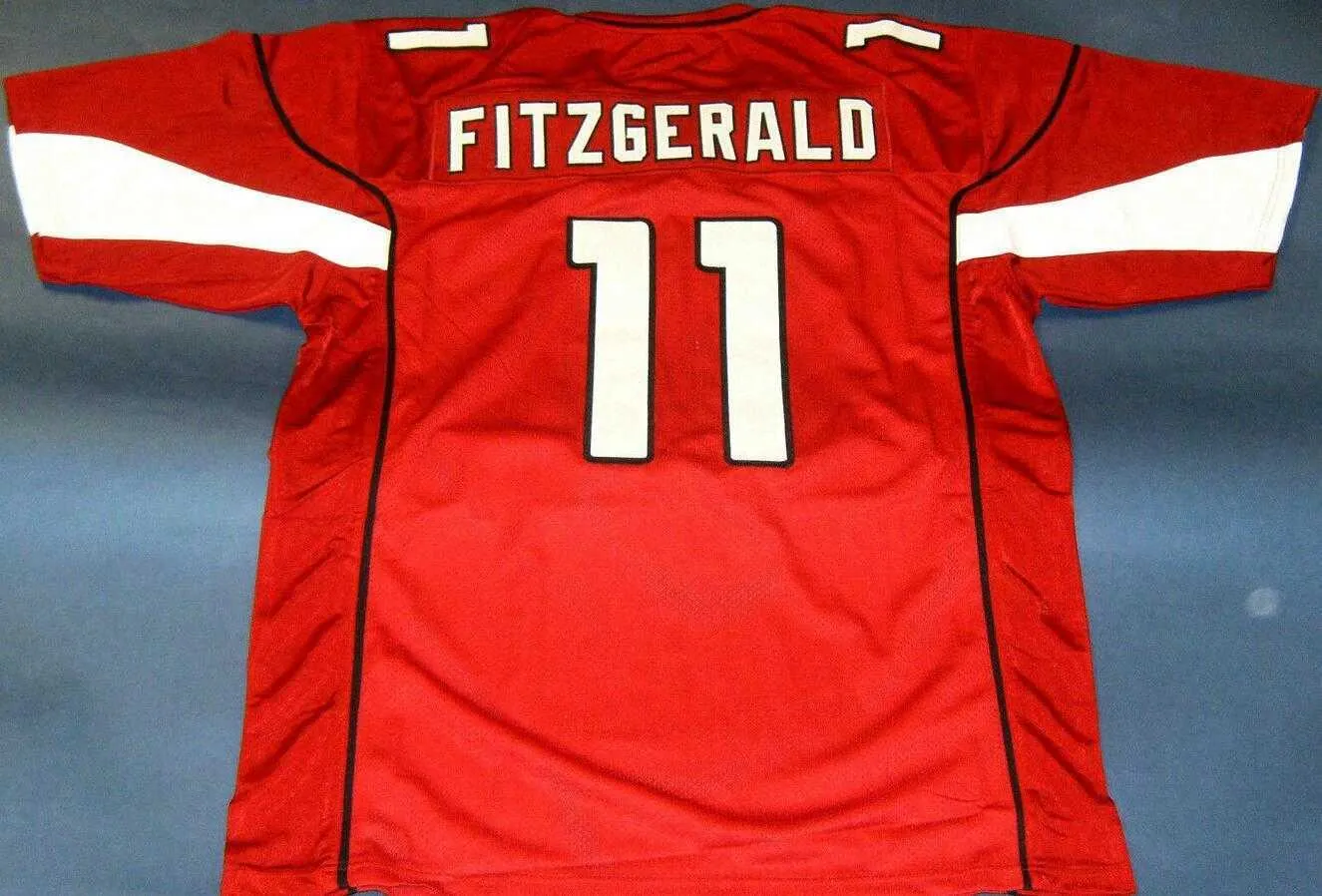 Maglia da calcio personalizzata da uomo giovanile donna LARRY FITZGERALD taglia s-5XL o personalizzata con qualsiasi nome o numero di maglia