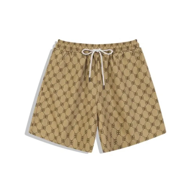 22 Summer new men's pants fashion leisure beach pants silky fabric shorts design style high-end brand SC S-XL 162444