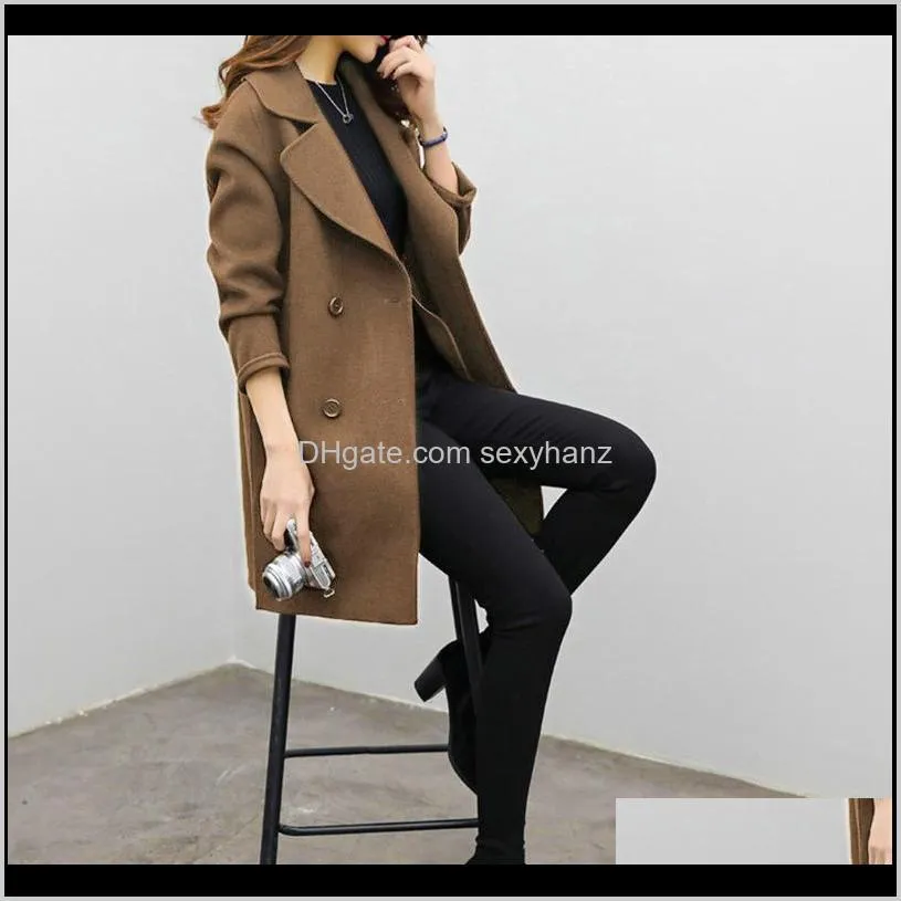 womens jacket autumn winter fashin casual outwear coat overcoat cardigan slim loose long sleeve womans clothes mujer chaqueta1