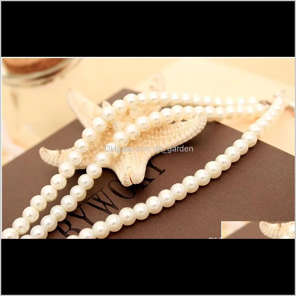 luxury pearl beaded bracelet crystal pearl charm bracelet multi layer wristband women bangle jewelry for wedding gifts