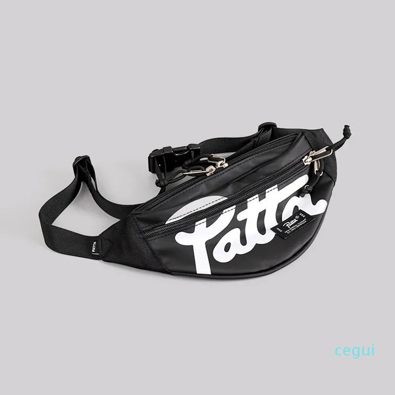 Patta sac de poitrine hommes femmes sacs à main messager sacs à bandoulière taille Fanny Packs créateur de mode bandoulière moto