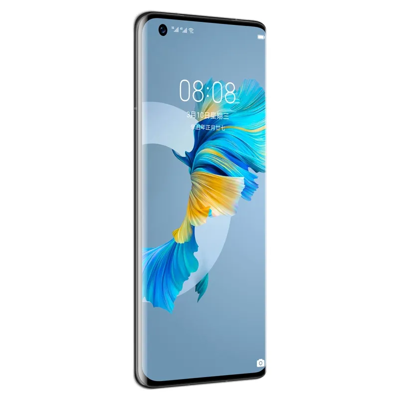 Téléphone portable d'origine Huawei Mate 40E 5G 8 Go de RAM 128 Go 256 Go ROM Kirin 990E 64MP AI 4200mAh Android 6,5 pouces plein écran empreinte digitale ID visage NFC IP53 téléphone portable intelligent