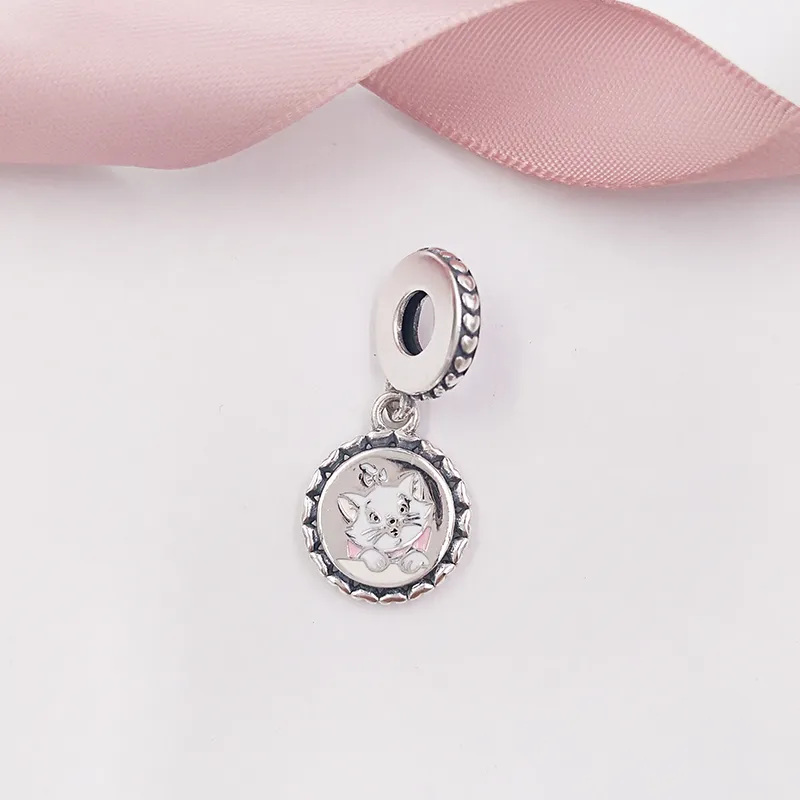 925 jóias de prata esterlina Pandora Denny Parks Exclusive Aristocats Marie Gato Lady Charme Bead Bracelete Keychain para Mens Personalizado Colar Chains Girls Presente