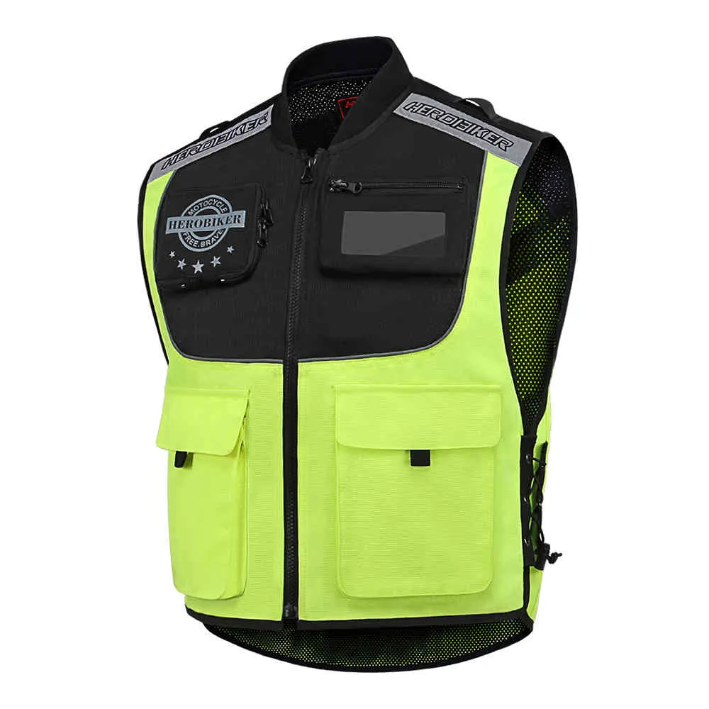 Wholesale HEROBIKER Reflective Motorcycle Jacket Vest For Safe Body Safety  Vest With Pockets During Running, Riding, And Traffic Control From  Tonytoppy, $111.47
