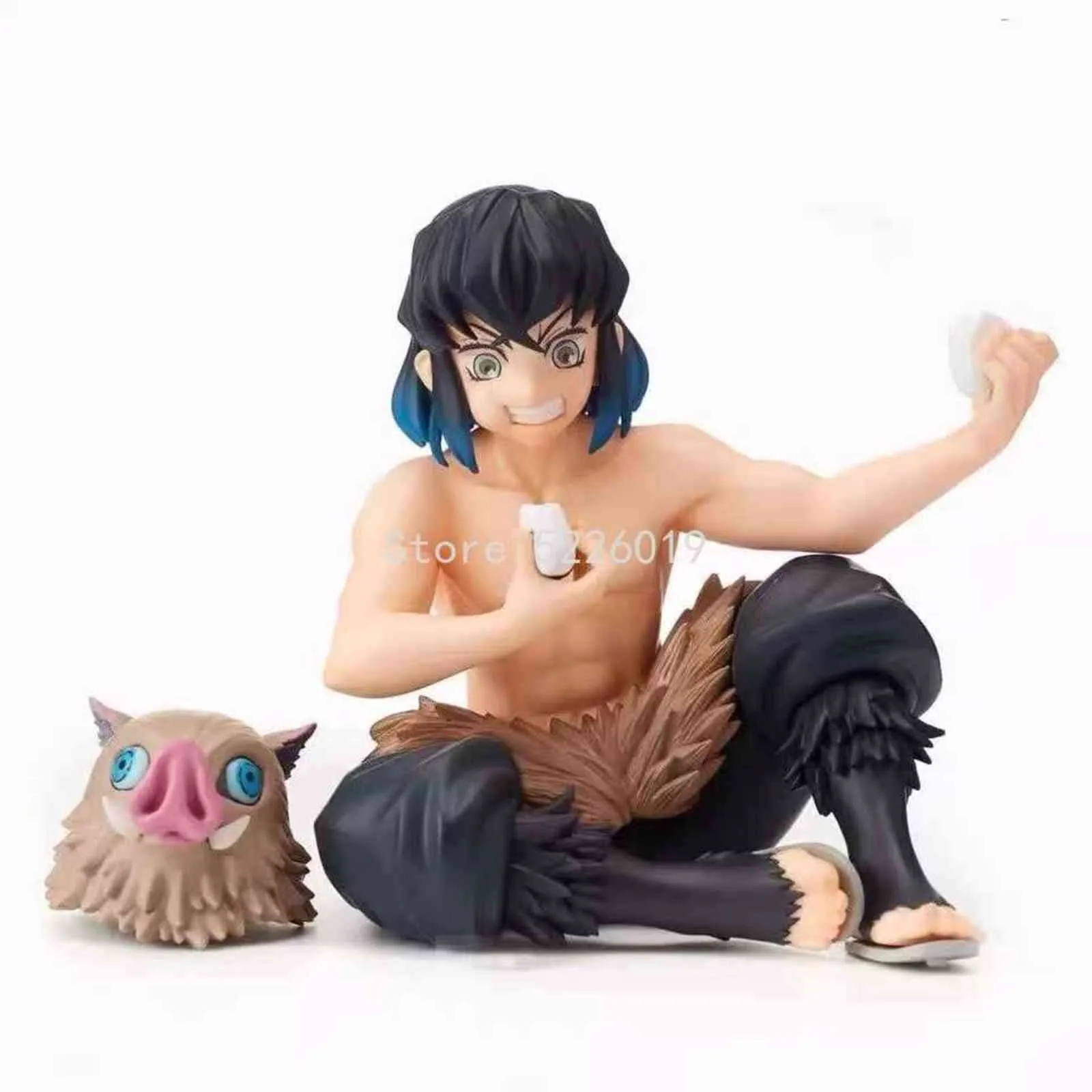 Premium Chokonose Figure Anime Demon Slayer Kamado Tanjirou Agatsuma Zenitsu  Eat Rice Balls PVC Action Figure