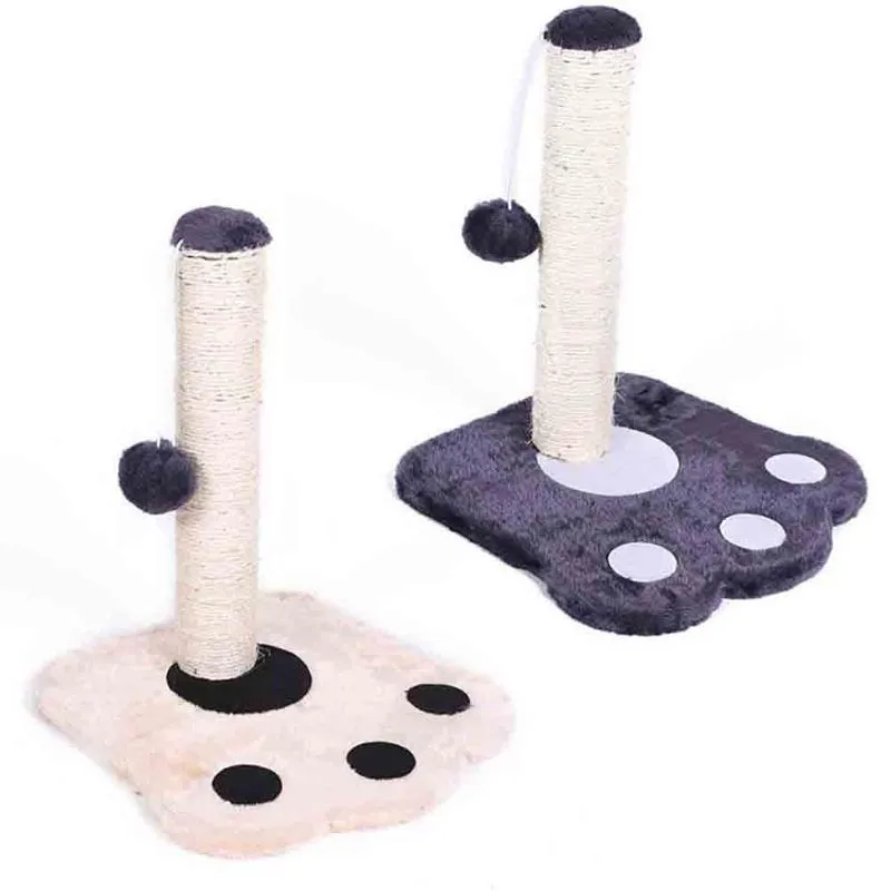 Planche à gratter en Sisal pour animaux de compagnie, jouets pour chats, petite étagère d'escalade avec poteau de nid, jouet Puzzle amusant pour chaton