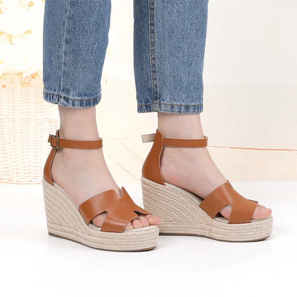 Sapatos Mulher Sapato Feminino Tienda Soludos Platform Wedges Sandals Shoes Heel For Dresses Heels Summer Sale Slip On Wedge 210624