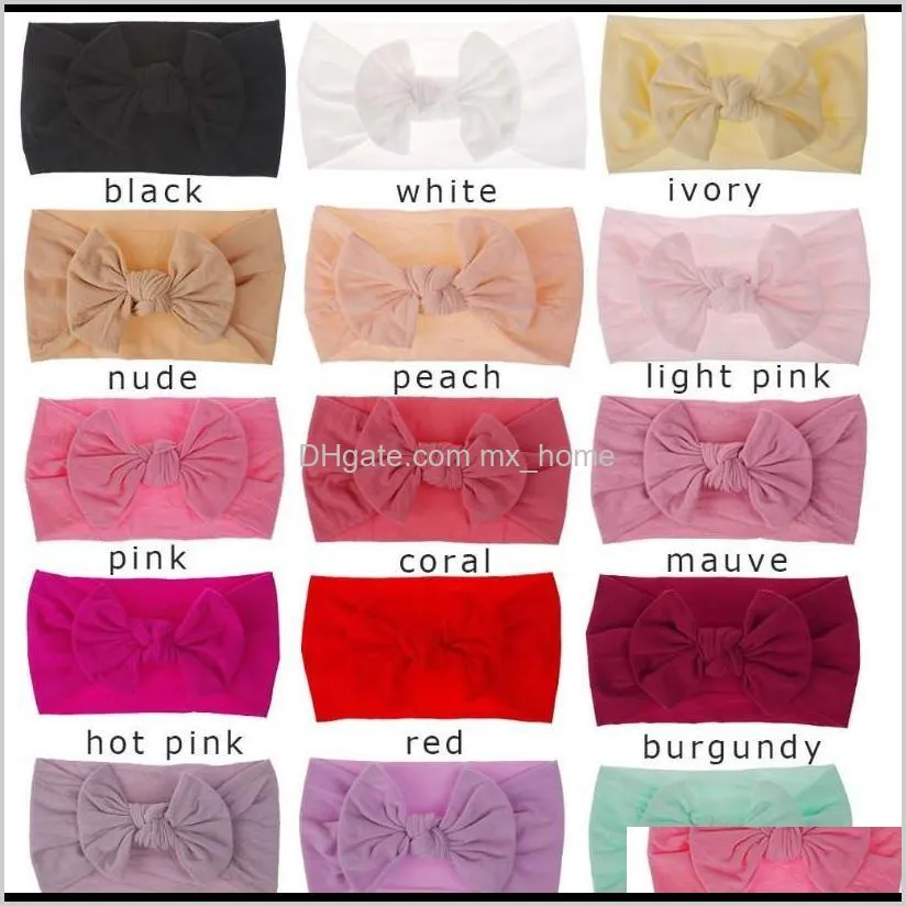 new hot sale baby bow hair band kids soft headbands toddler baby headdress infant hairbands children hair accessories