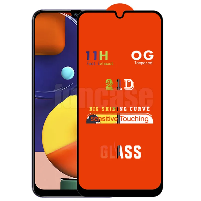 21D Full Glue Tempered Glass Screen Protector 10H Hardness Curved ...
