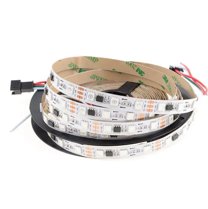 Ensemble complet 5M WS2811 5050 RGB LED Pixel Strip Light 300LEDs Adressable Dream Magic Color IP65 Étanche 12V Alimentation À Distance