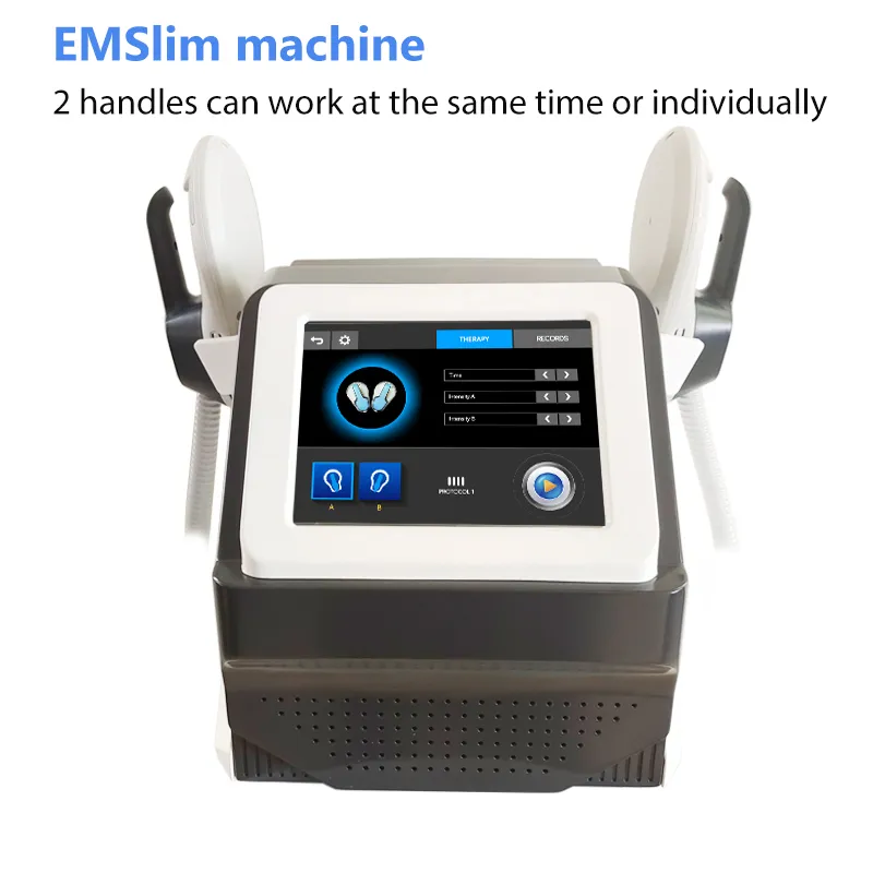 Заводская распродажа мышц стимулятор для похудения электромагнитная стимуляция Hi-EMT массажер для тела Эмслим мышц сборки машины для салона