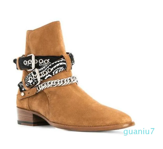 Jodhpur Wyatt Mens Suede Boots Handmade With Ribbon Buckle Strap Genuine Leather Personalized Denim NEW List From Factory Guaniu7 Bulk 82.42 DHgate.Com