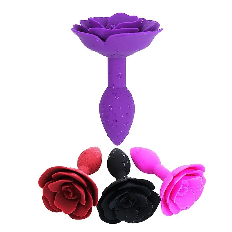 Secret Package Silicone Rose Flower Anal Plug Butt... From Heijue04, $8.69  | DHgate.Com