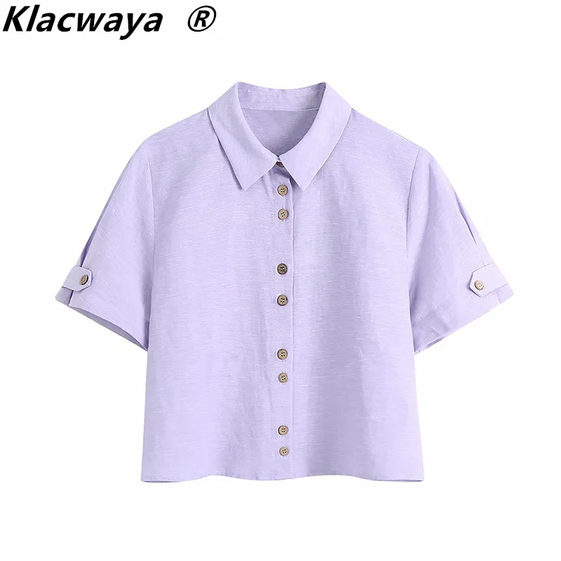 Blusa corta de Color sólido a la moda para mujer, blusa Kimono de un solo pecho para mujer, Blusas ajustadas informales elegantes, Tops 210521