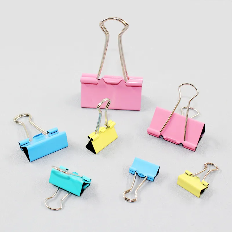 Metal Binder Clips Food Bag Note Clip Notes Letter Paper Filing Storage Tool Student Stationery Home Office School Supplies BH5567 WLY