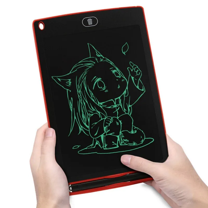 10インチLCDライティングタブレット描画ボードブラックボード手書きパッドのギフト用ペーパーレスメモ帳タブレット小売箱付き