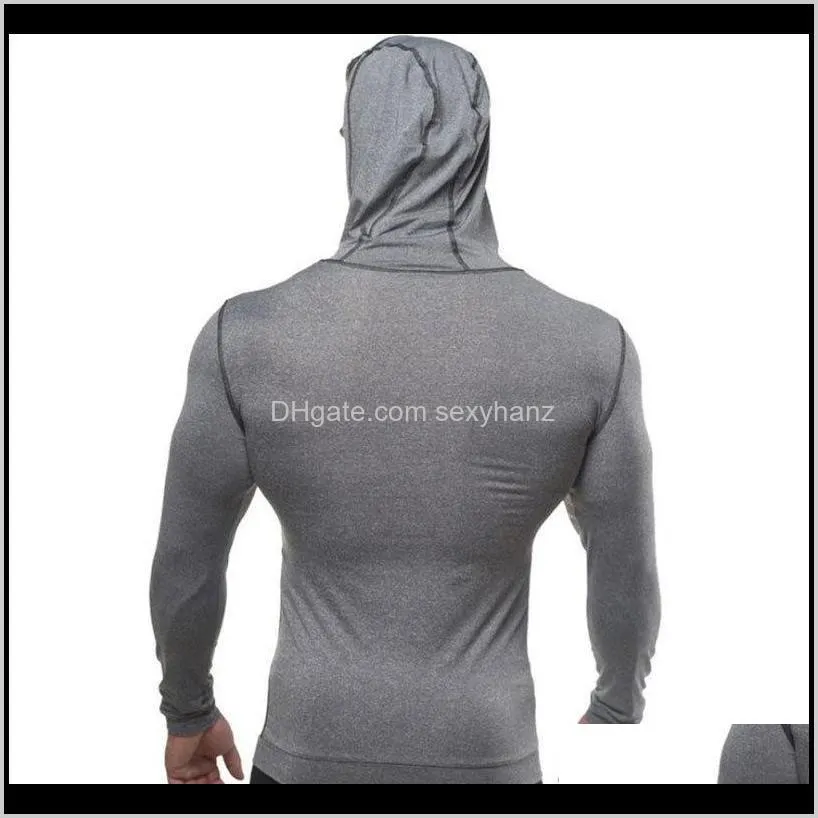 autumn men zipper thin sweatshirt hoodies man bodybuilding workout hooded jacket male gyms fitness jogger tops clothing
