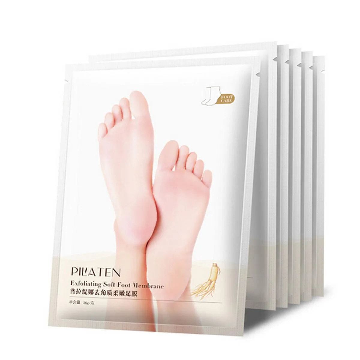 2021 1 Paar PILATEN Peeling-Fußmaske Socken für Pediküre Baby Fußpeeling Fußmaske Hautpflege Kosmetik Peeling