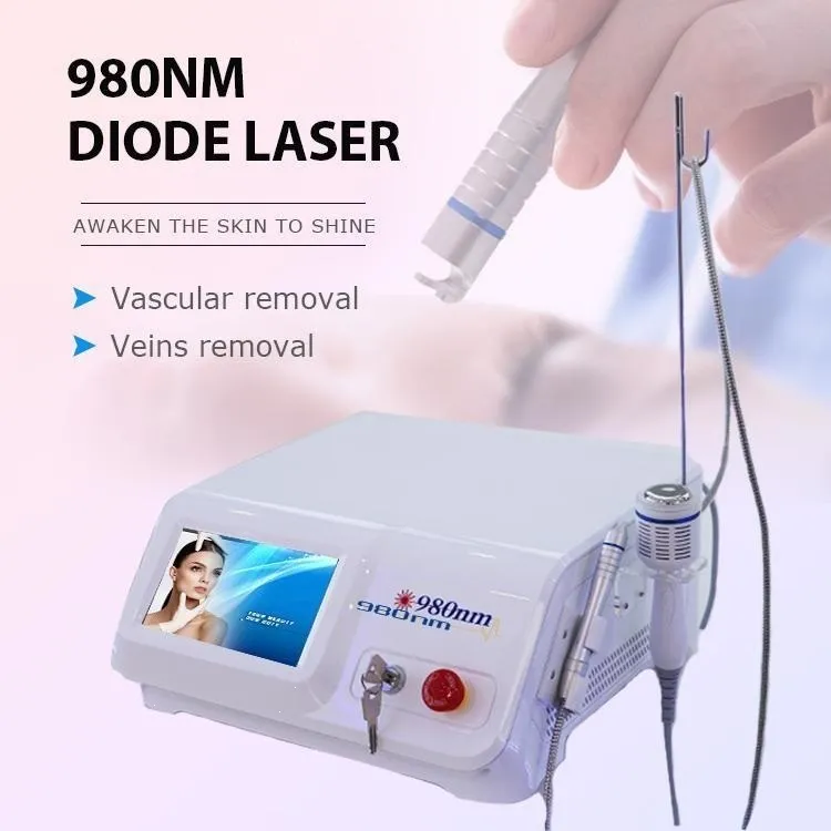 2021 30W 980nm Laser Spider Veins Vascular Acne Treatment Removal Skin Rejuvenation Machine for Sale