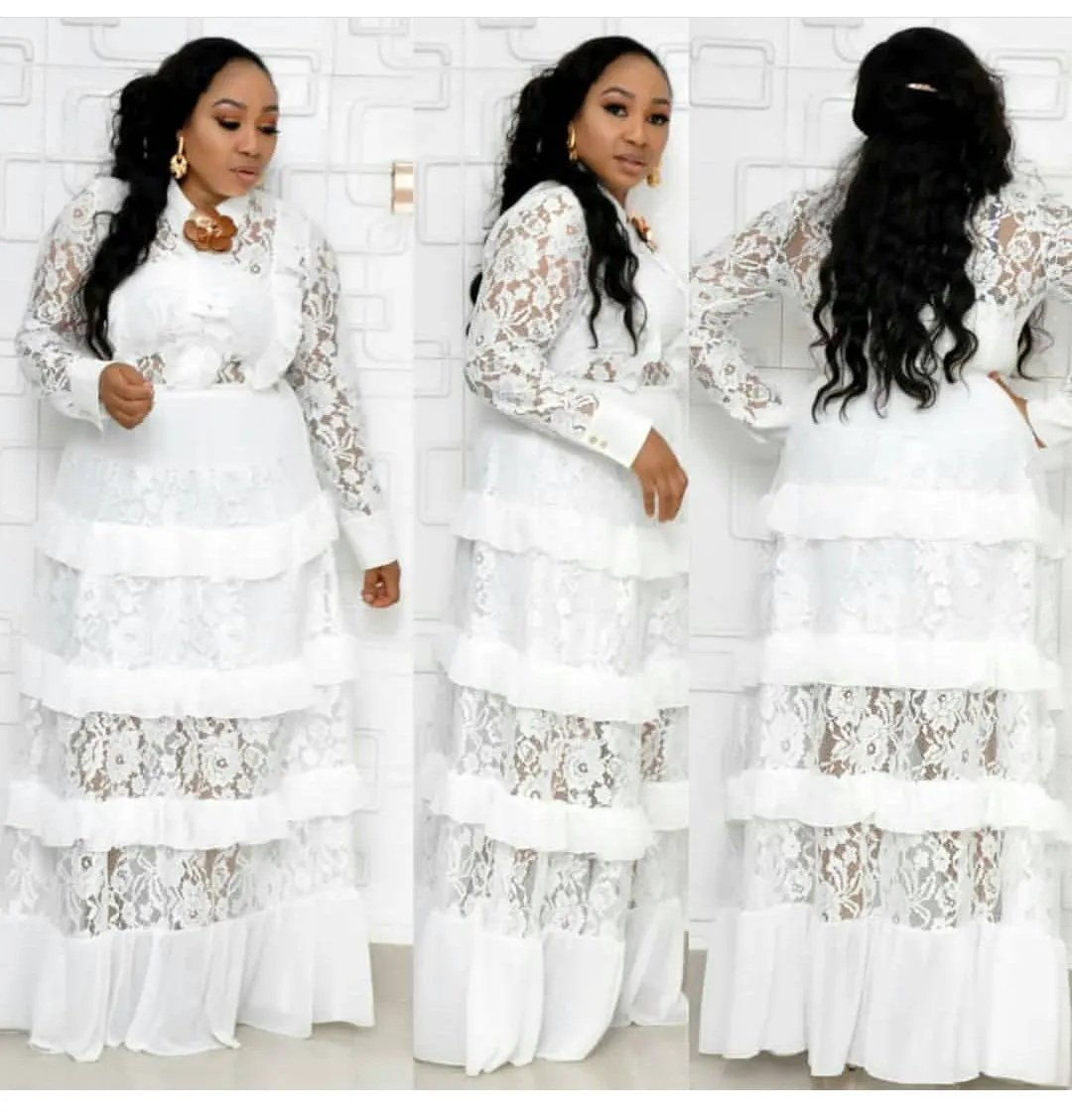 Casual Solid Patchwork Turndown Collar Cake Skirt Dresses Casual Solid Patchwork Turndown Collar Cake Skirt Dresses