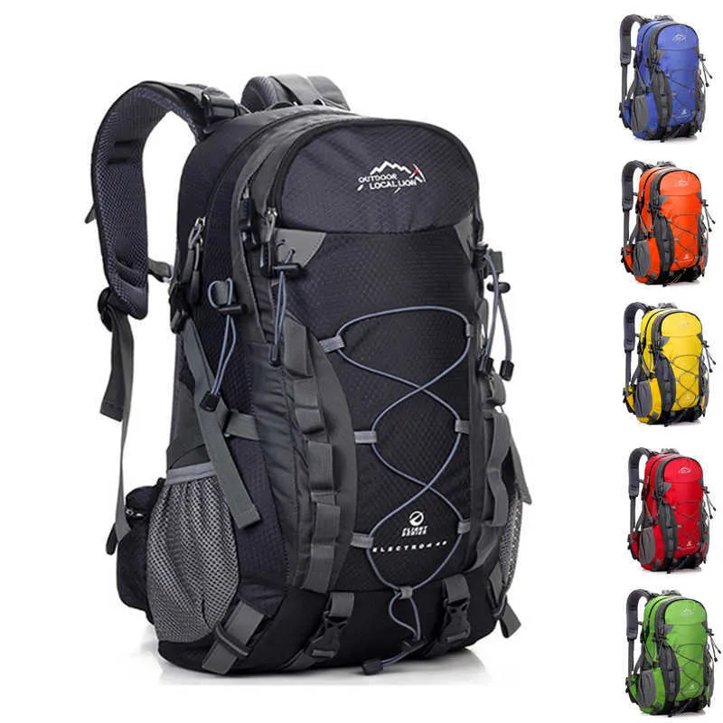 40l Outdoor Sport Travel Trekking Cycling Plecak Mężczyźni Kobiety Wędrówki Camping Wspinaczka Torba Hunting Mountaineering Molle Plecak Q0721