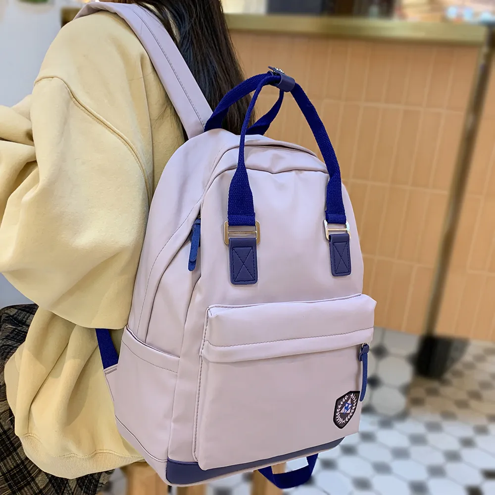 Backpack Nylon Lady Girl Book Girl Borse Female Bag College Women Women Kawaii Harajuku Waterproof Fashion