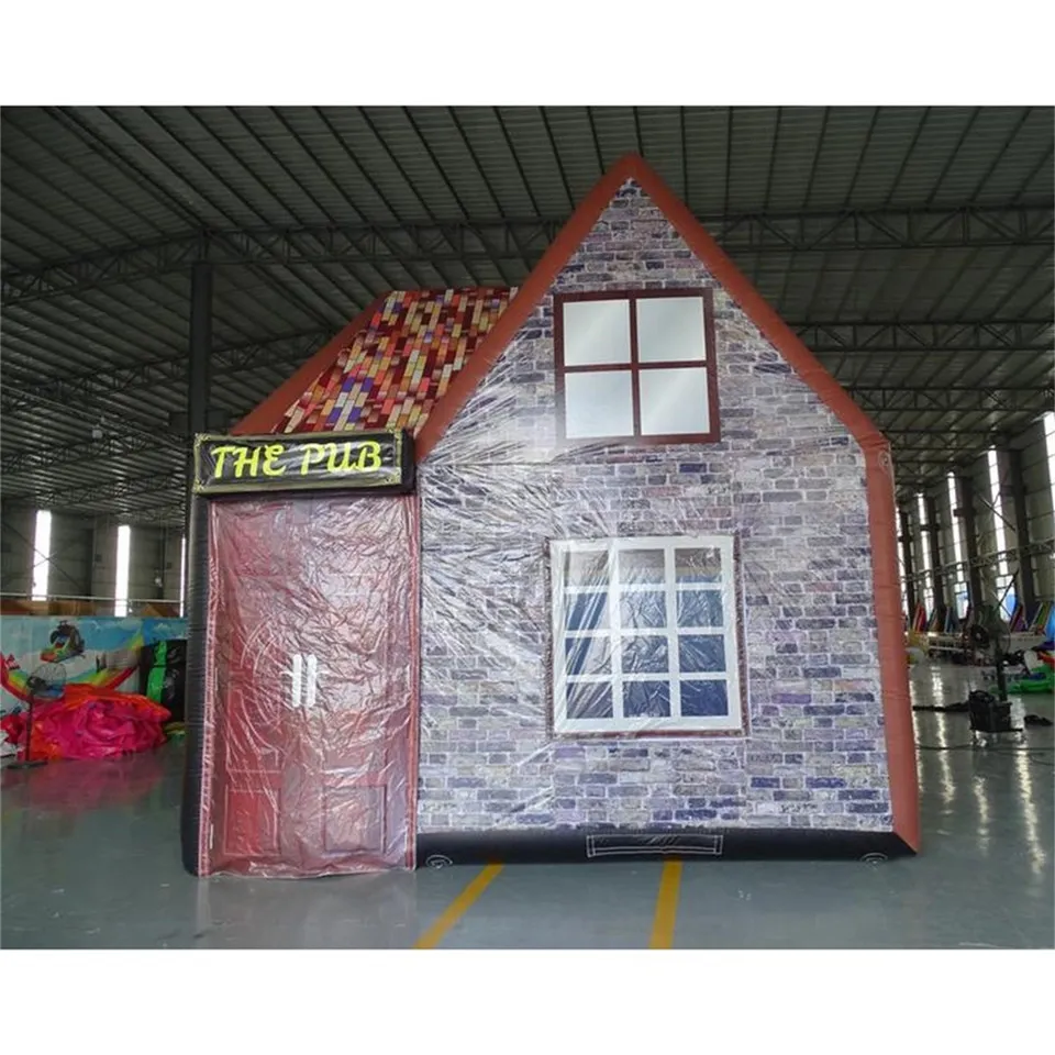 House Outdoor Inflatable Event  Inflatable Pub Tent Portable