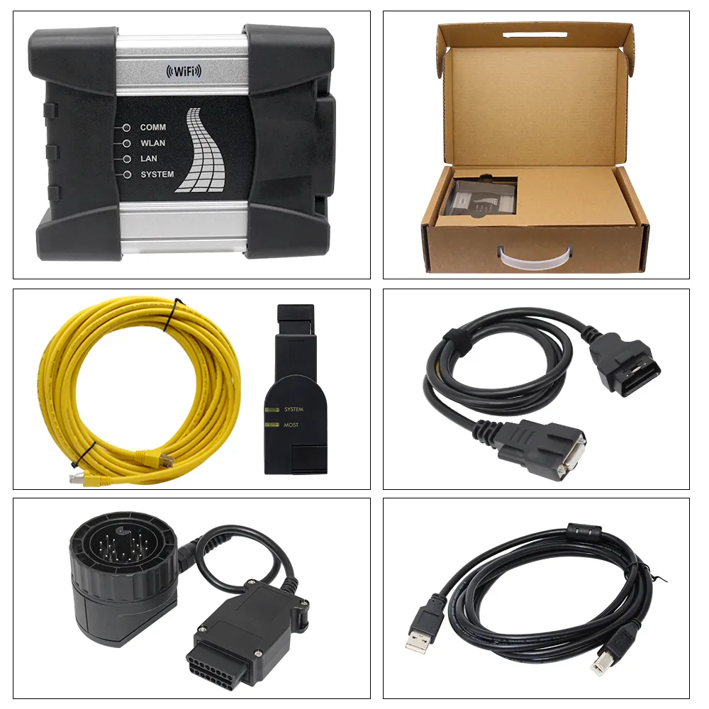 OBD2 Scanner V2021.12 ICOM Next WiFi Strumento di programmazione diagnostico WiFi per BMW Auto Supporto multi-lingua