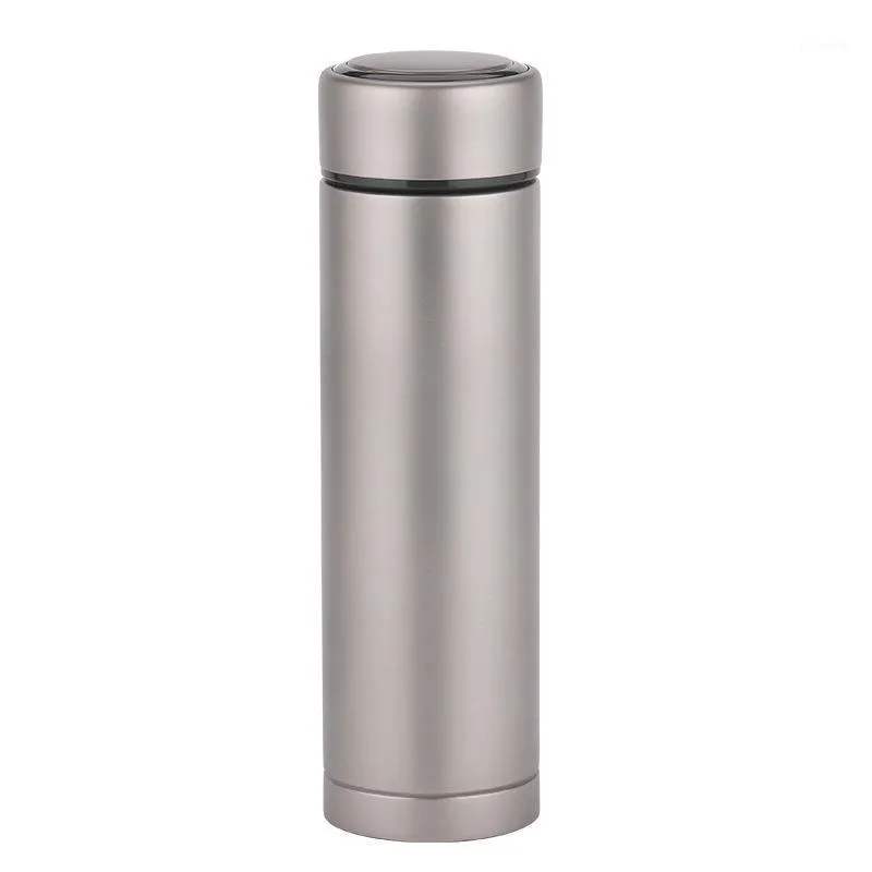 Waterfles titanium beker buiten reishand 450 ml dubbele isolatie met theefilterbedrijf