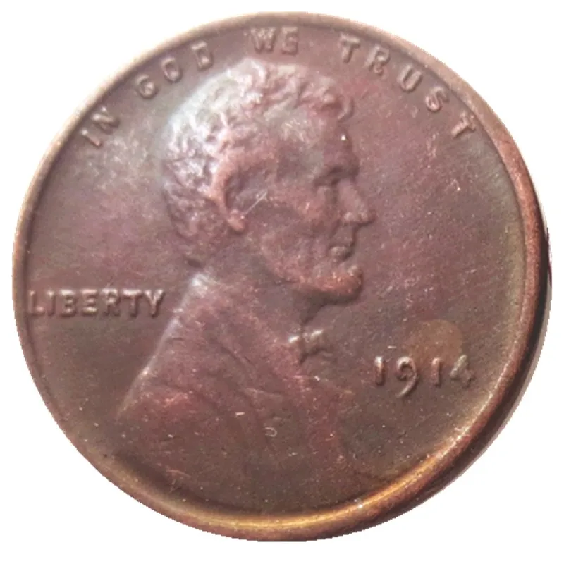 米国リンカーンワンセント1914-PSD 100％銅コピーコインメタルクラフトダイズ製造工場Price