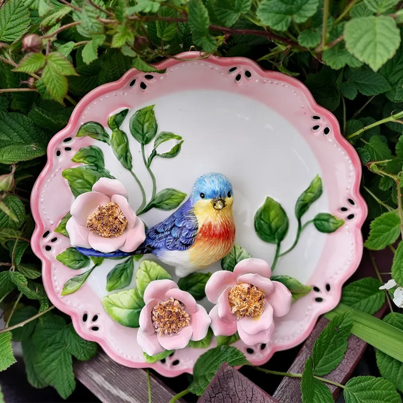 その他 BIRDS' WORDS | CERAMIC PLATE WREATH ポスター 20cm / BIRDS WREATH – BIRDS' WORDS