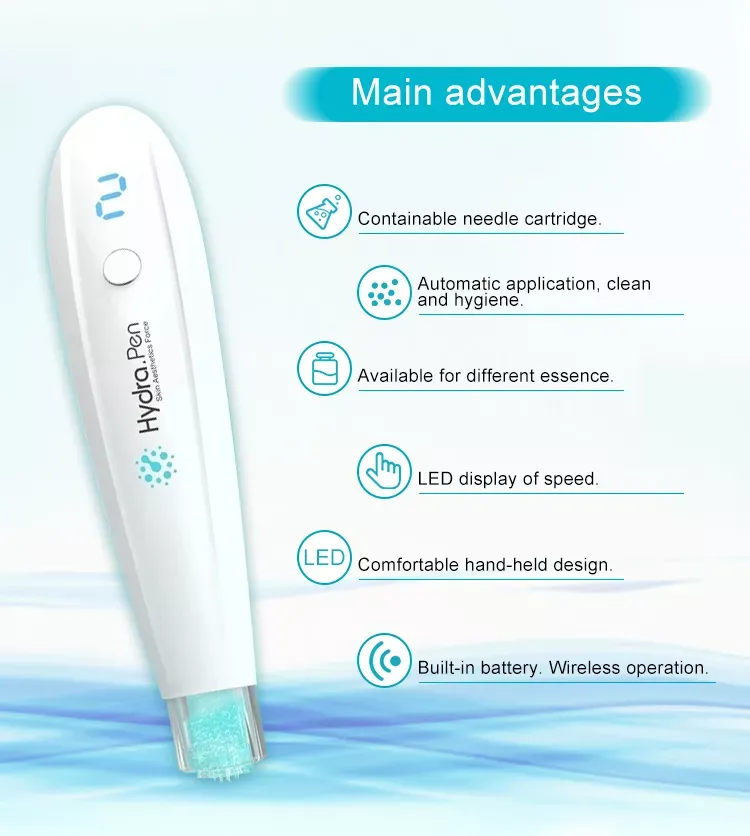 Automatic serum hydra pen h2 Mesotherapy Injection Facial for salon clinic spa use