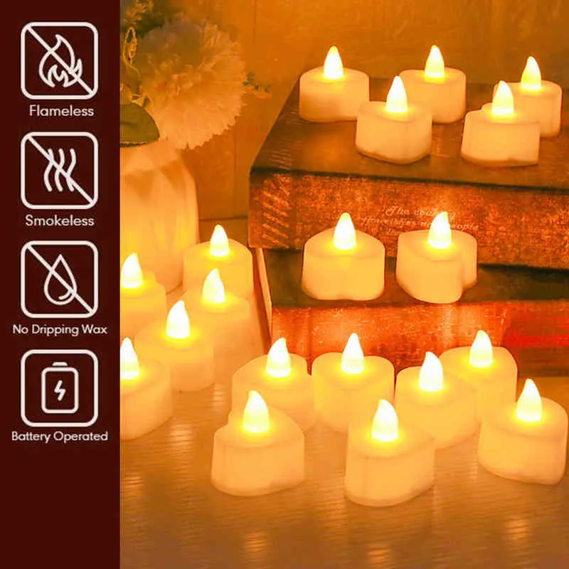 Candele Votive Senza Fiamma Tremolanti Candele Finte Elettriche 24