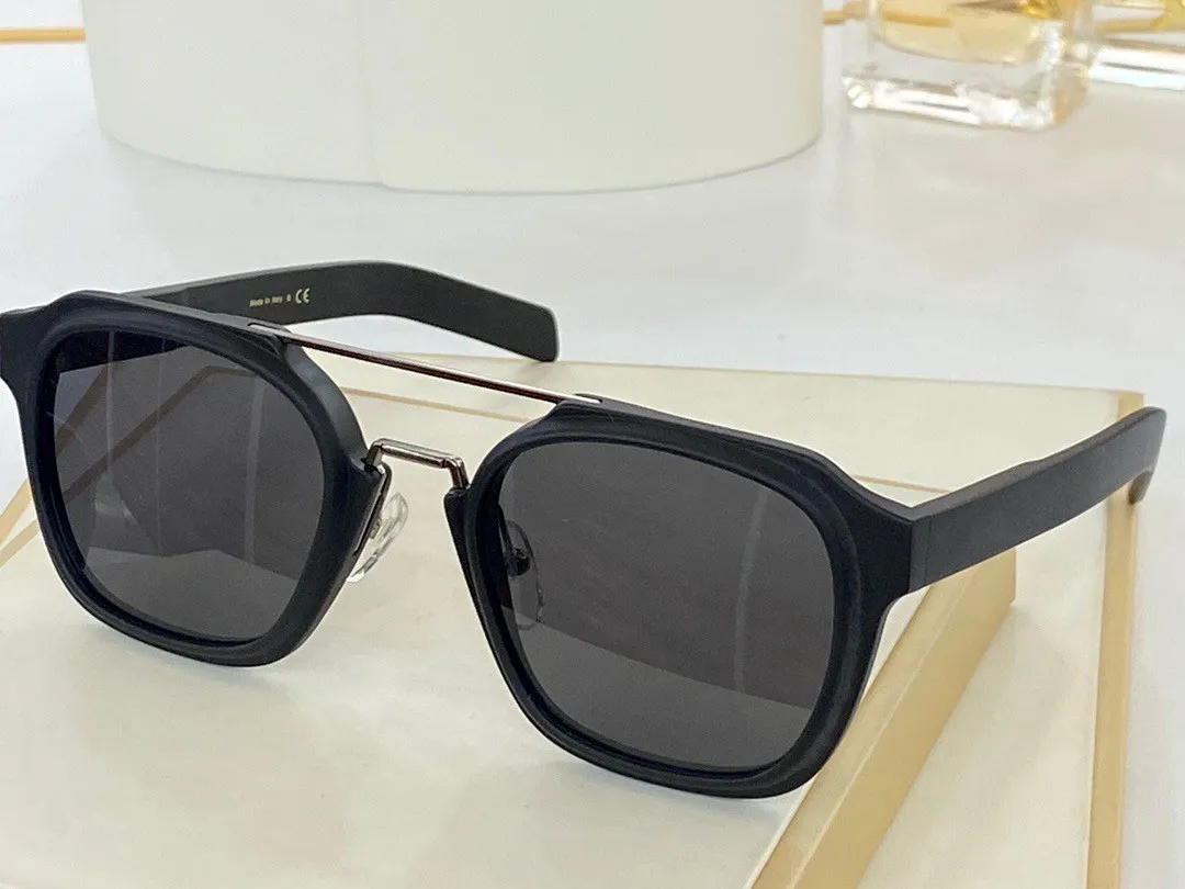 Óculos de sol simples masculinos simples verão Óculos de sol de verão óculos de alta qualidade quadro completo anti óculos ultravioleta 07WS