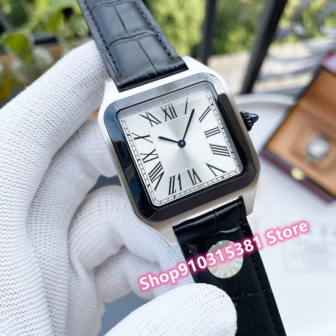 Mens silver watch white face sale