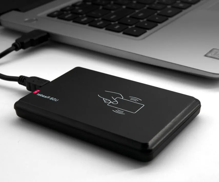 200sNETS USB-gränssnitt Proximity 125kHz RFID-läsare TK4100 Passiv RFID ID-läsare Smart Card Reader för dator