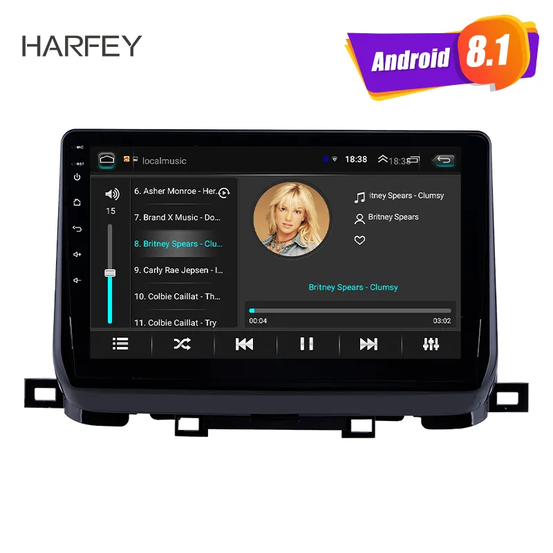 10.1 "Android Auto DVD HD HD TOUCHSEEN PLAYER VOOR KIA SPORTAGER-2018 Bluetooth Auto Radio GPS WIFI Stereo Ondersteuning SWC 3G Module OBD2