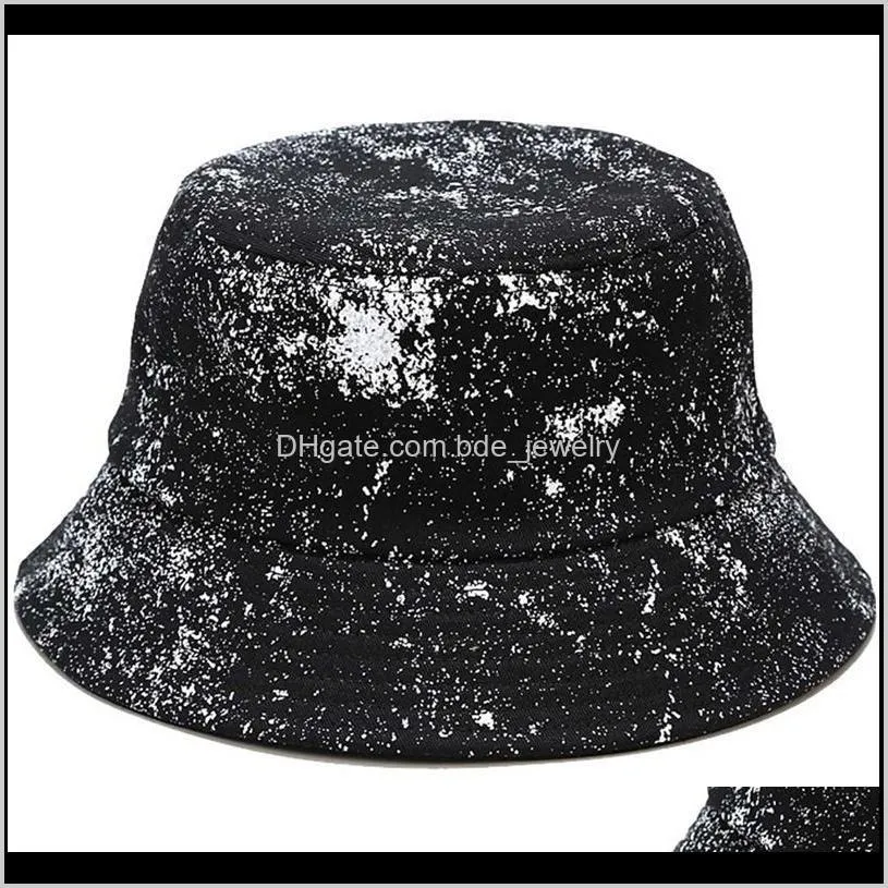 tie dye bucket hat fishing caps womens flat fishermen caps hip hop style streetwear fashion hat 2021 new
