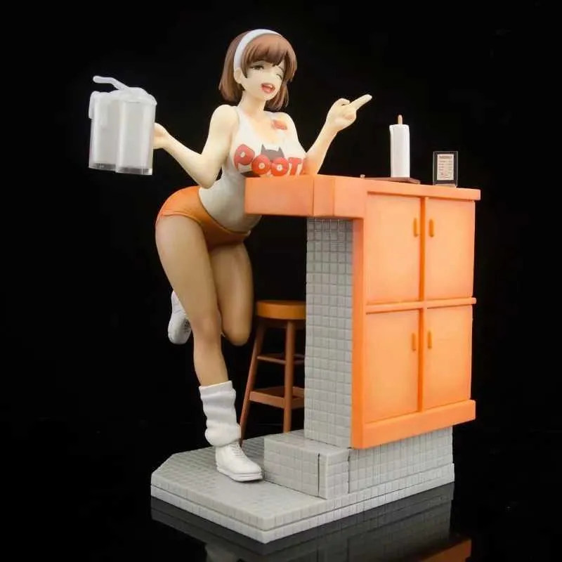 Персонаж мясника Руи Акасака ПВХ фигура японская аниме -фигура модель игрушек кукла кукла r230801