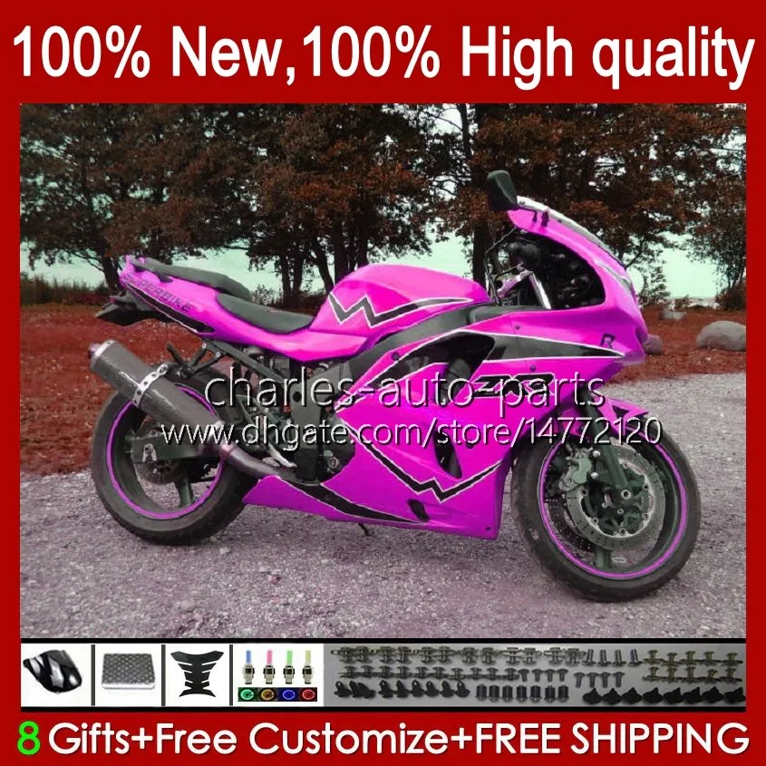 Glossy Pink Fairing Kit for 1994-1997 Kawasaki Ninja ZX-6R