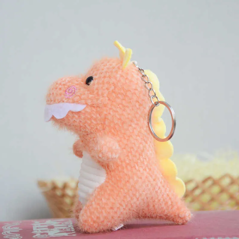Korean Dinosaur Mini Cartoon Plush Toy Keyring Cute Bag Ornament And Accessory For Girls G1019 From Catherine010 3.33 DHgate.Com